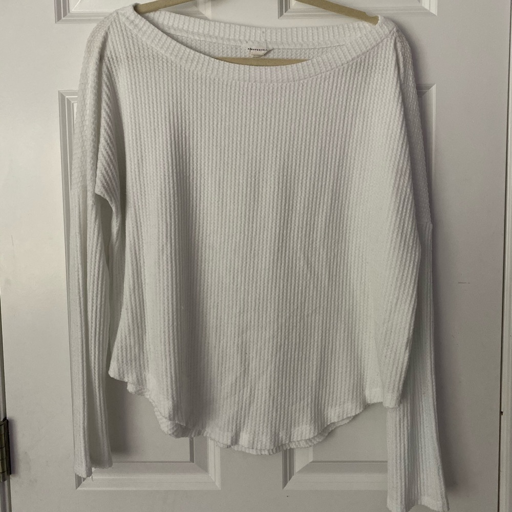 waffle knit sweater!!